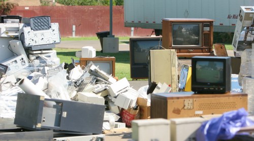 Various types of furniture ready for clearance
